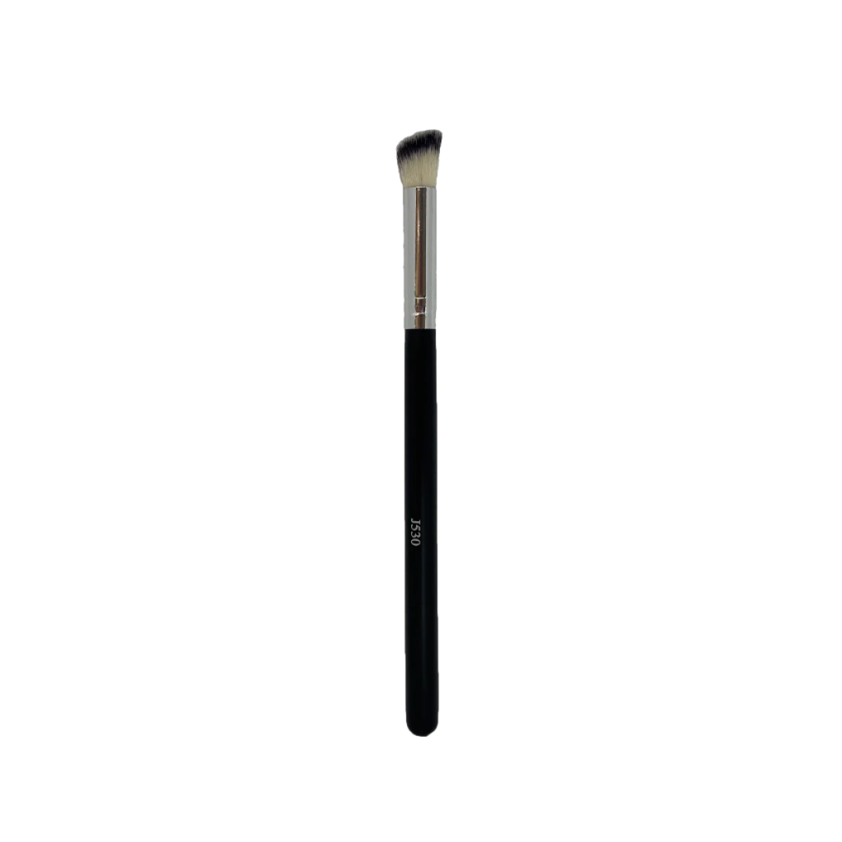 Angled contour brush for sculpted complexion blending