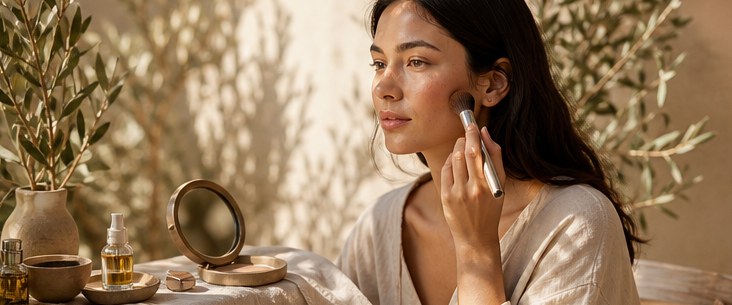 EARTHA organic makeup lifestyle image